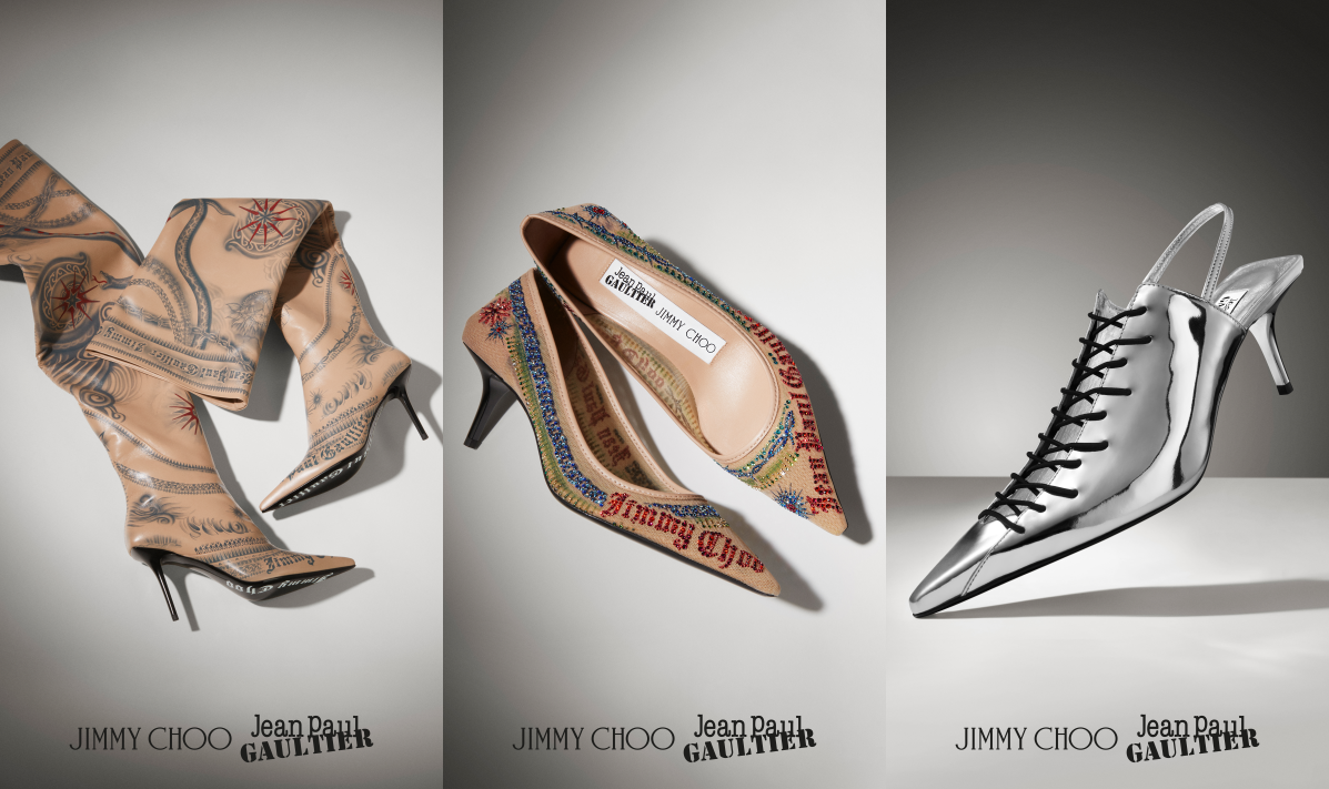 KYLIE MINOGUE出镜JIMMY CHOO / JEAN PAUL GAULTIER联名合作系列广告大片